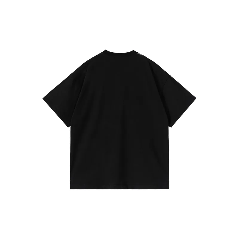 XINYINSU Summer T Shirt Unisex Black-1