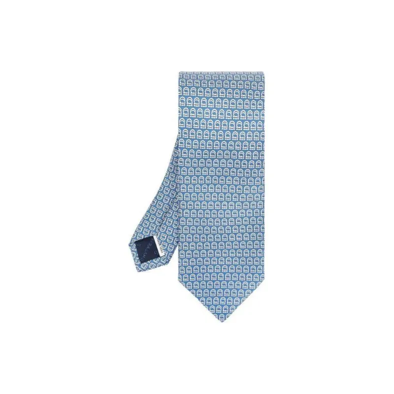 Ferragamo Gancini Printed Tie-1