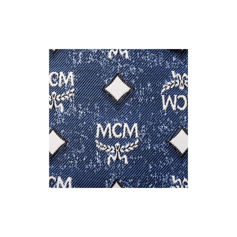 MCM Aren Jacquard With Leather Tote Bag, Shopping Bag, Shoulder Bag, Crossbody Bag, Handbag Women's-5