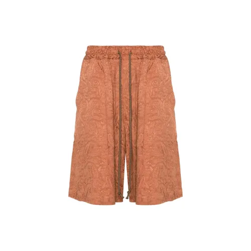 SONG FOR THE MUTE Casual Shorts Men Burnt Orange