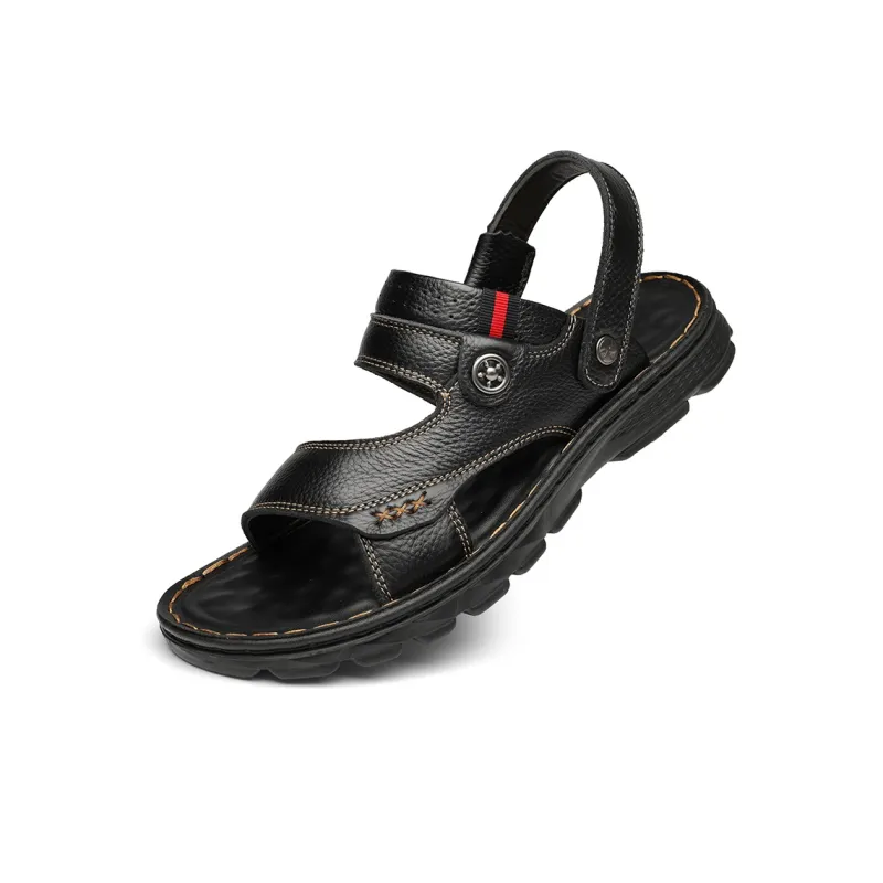 Sonno Beach Sandals Men Brown/Black-10