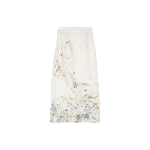 Zimmermann Harmony Pencil Midi Skirt