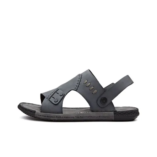Jeep Beach Sandals Men Gray