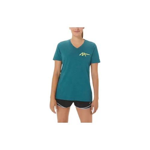 Asics HERITAGE AMERICANA T-Shirts Women's Green