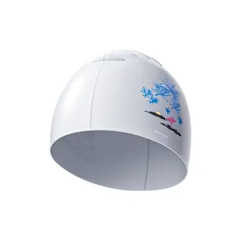 Watertime Women's Silicone Swimming Cap, Water Resistant, No Pressure On Head, Comfortable Ear Protection
