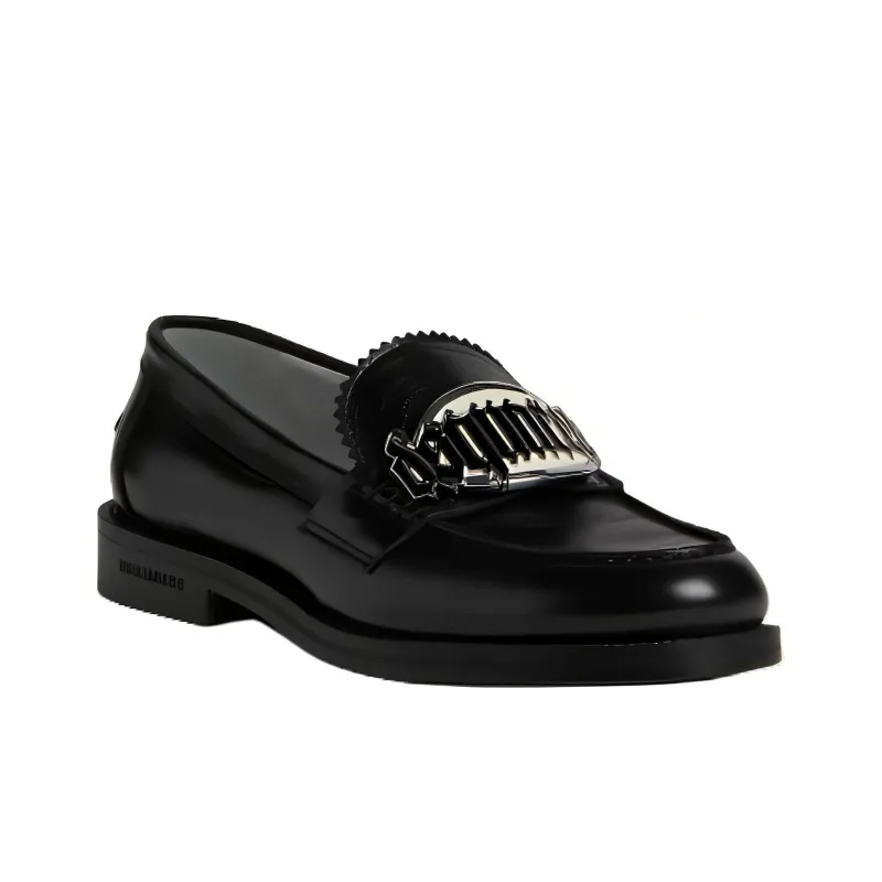 DSQUARED 2 Logo-Plaque Slip-On Loafers Women's-2