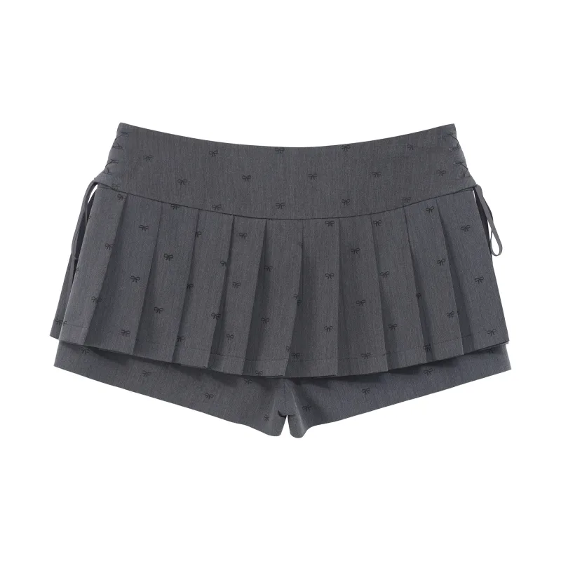 FPMZ Casual Short Skirts Women's Dark Gray-1