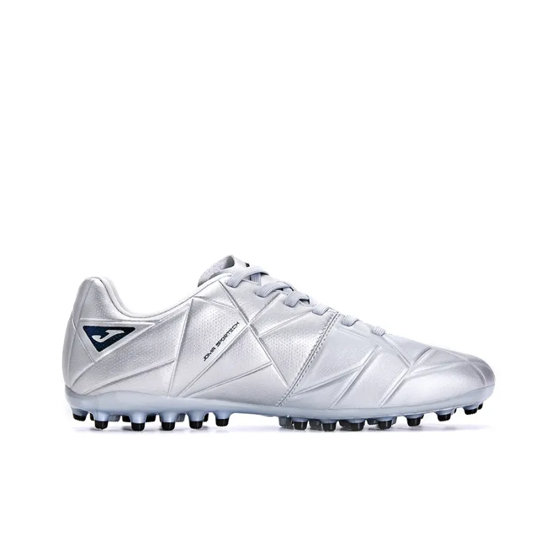 Joma Training Series MG Rubber Short Studs Anti Slip Wear Resistant Soccer Shoes Men's Silver-1
