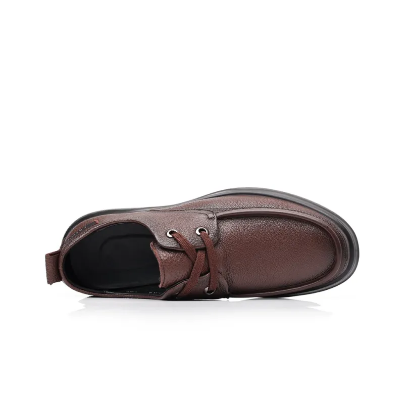 Help Men's Casual Shoes Men Low Top Black/Brown-9