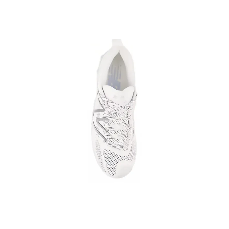 New Balance V4 Low Mid Top Training Shoes Unisex White Blue-2