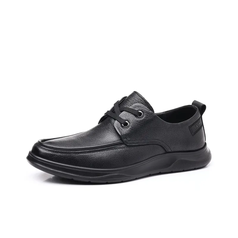 Help Men's Casual Shoes Men Low Top Black/Brown-0