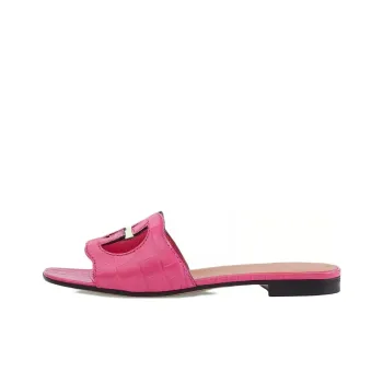 GUCCI Love Parade Slide Slippers Women's Pink