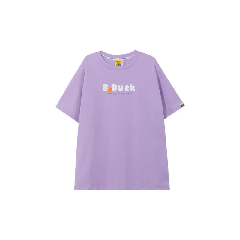 B.Duck T Shirts Women's Light Purple-1