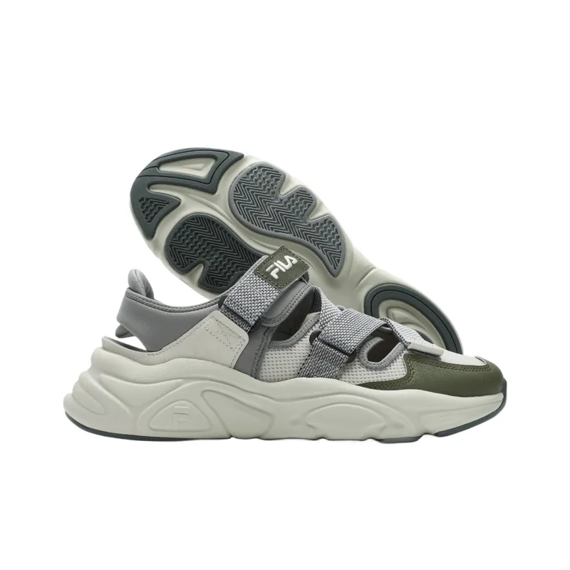 FILA MARS SANDAL Breathable Beach Sandals Men's Sky Gray-4