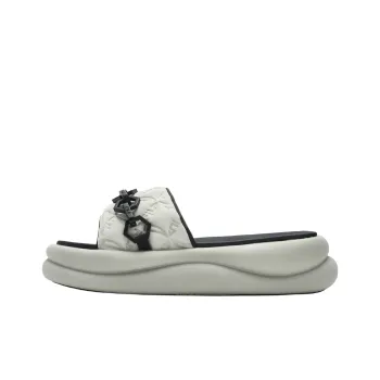 FILA SPONGE Quick Dry Slide Slippers Women's Silver White Black