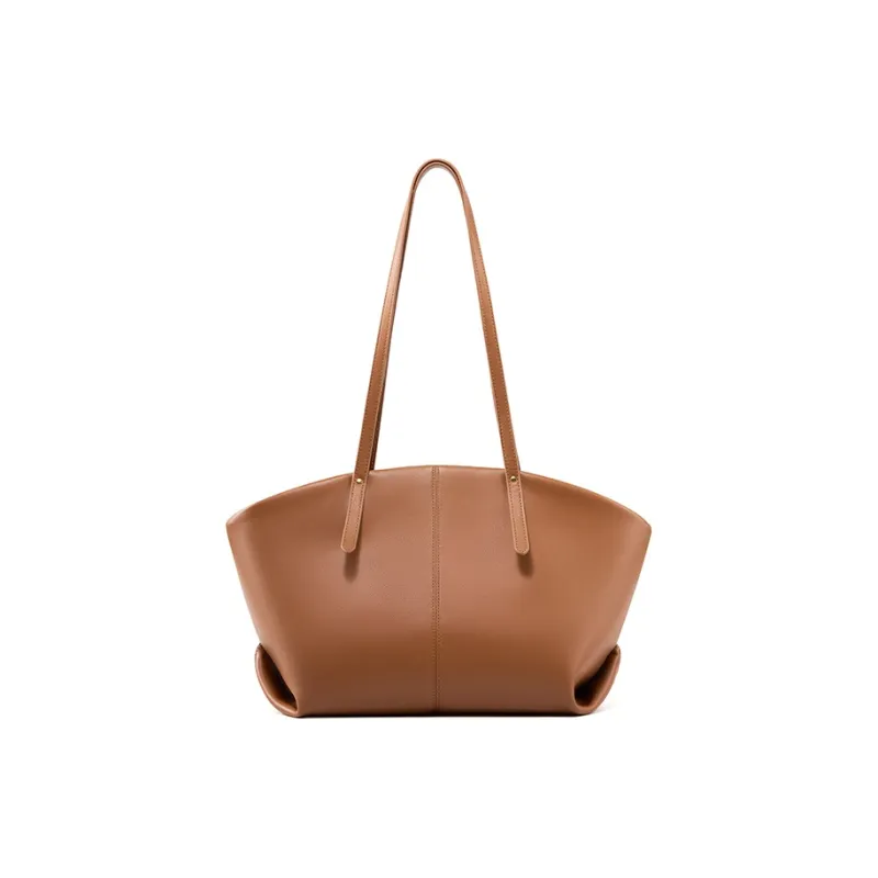 Carnival Keep Cow Leather Shoulder Bags Handbags Regular Women's Black/Caramel-5