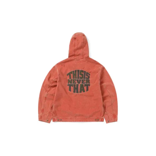 Thisisneverthat Jackets Unisex Orange