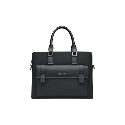 WilliamPOLO Fabric Handbag Heiress Shoulder bag Heiress Crossbody bag Heiress Briefcases Large Size Men's Multicolor