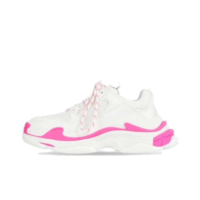 Balenciaga Triple S Fluo Pink White-0
