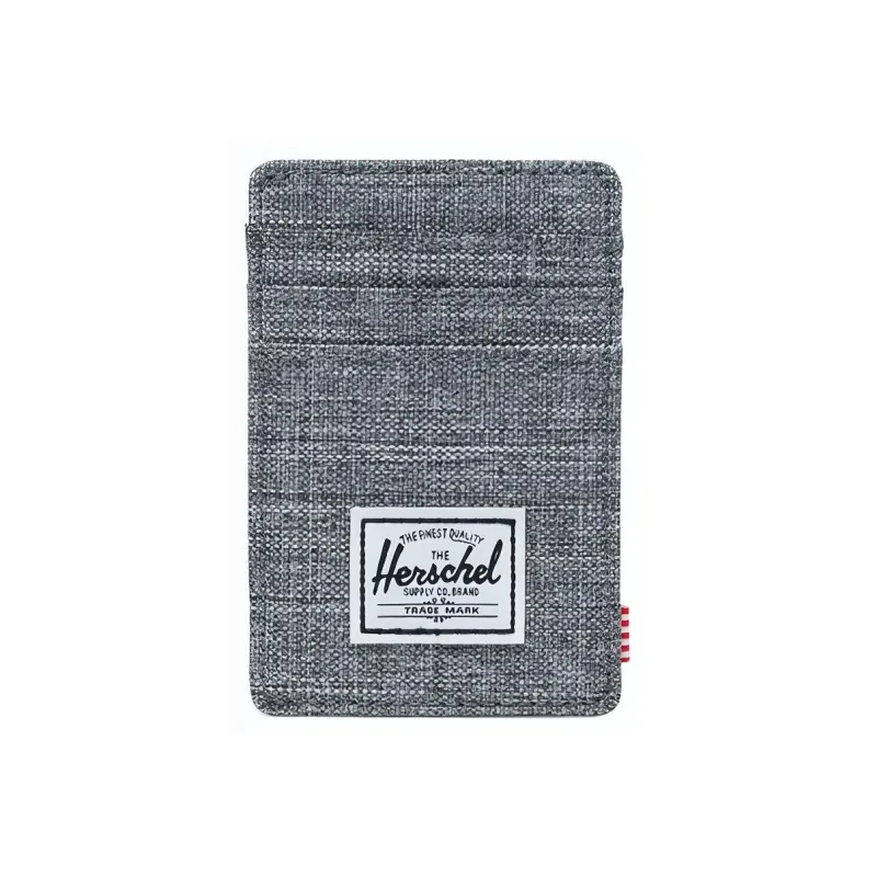 Herschel Canvas Card Holder Unisex Gray-0