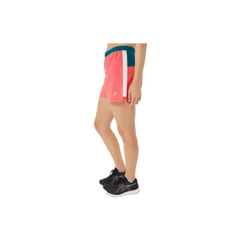 Asics Ready-Set 3in Short Color Block Wch Casual Shorts Women's Multicolor-2