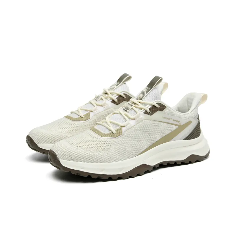 AOKANG Running Shoes Men Low Top Beige/Black-2