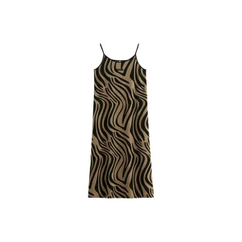 Yue Nei Nightgown Women's Brown Black