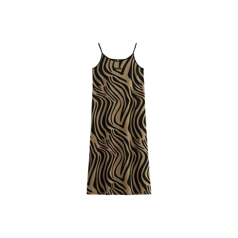 Yue Nei Nightgown Women's Brown Black-0
