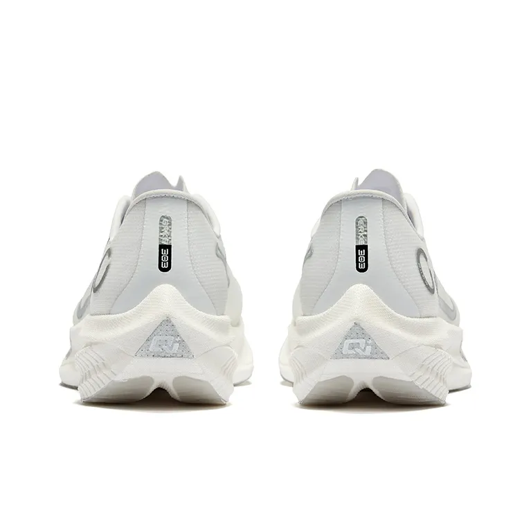 Erke Zhijing 2.0 Cushioning Rebound Low Top Running Shoes Men's White Dwarf-3