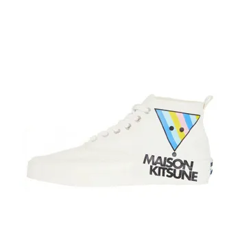 Maison Kitsune High Top Canvas Shoes