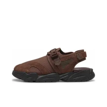 PUMA Ts 01 Tonal New Material Cushioning, Wear Resistant Low Top Casual Shoes Unisex Brown