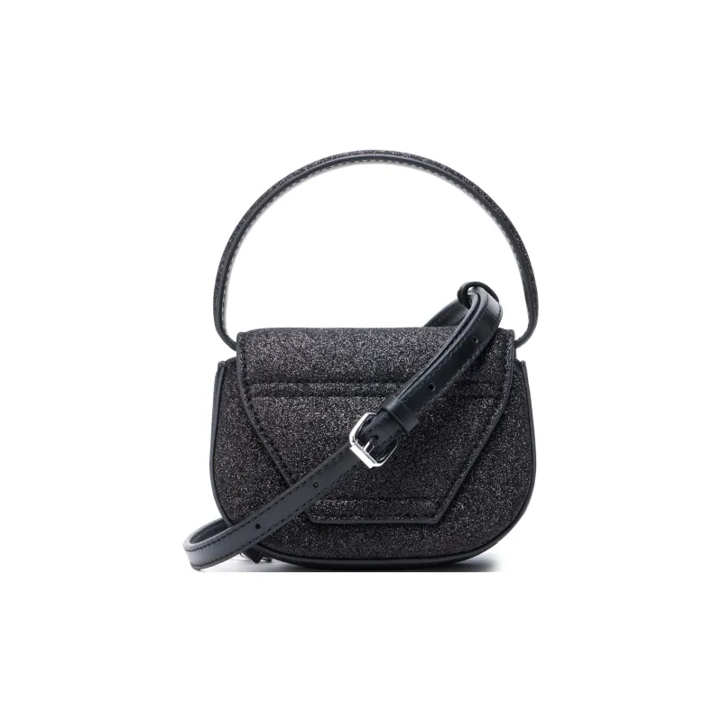 DIESEL Fabric Handbag Shoulder Bag Women's Black-2