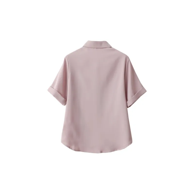 Huagaa Shirt Women's Light Purple-1