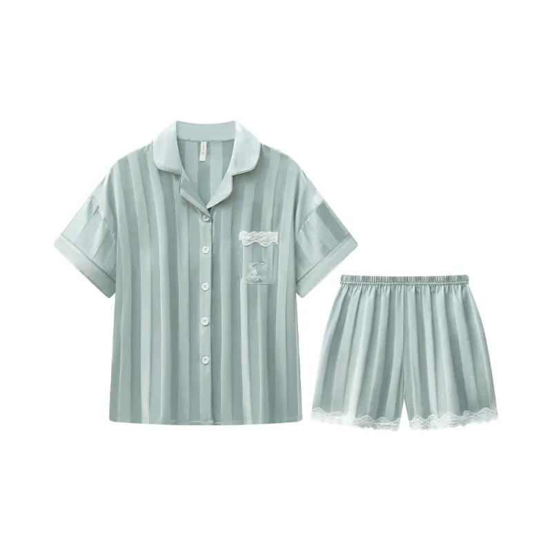 William Pajama Set Women's Green-0