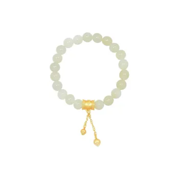 Love Hetian Jade Bracelets Women's Green Jade