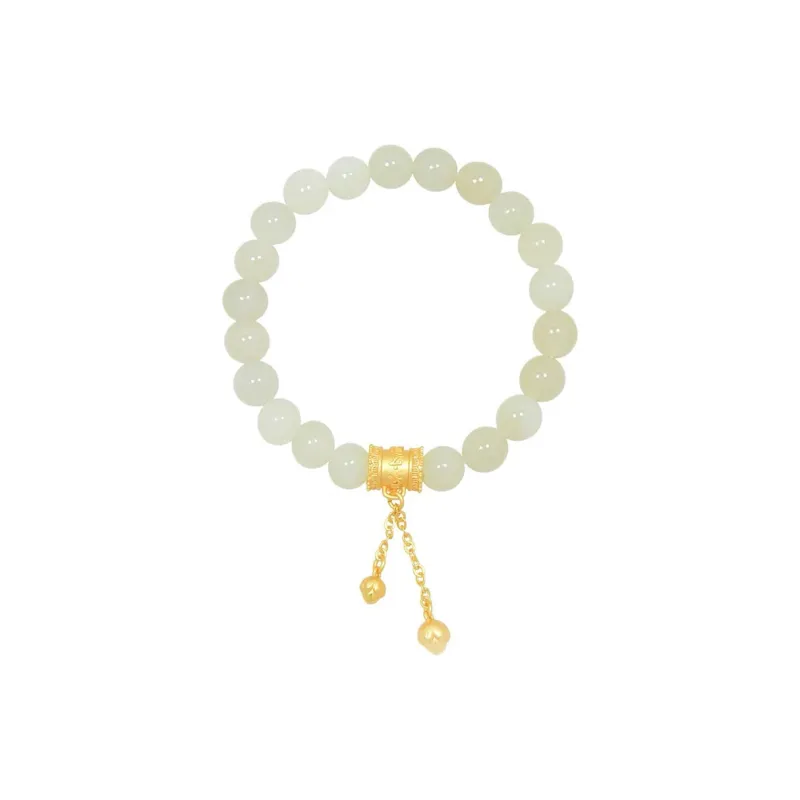Love Hetian Jade Bracelets Women's Green Jade-0