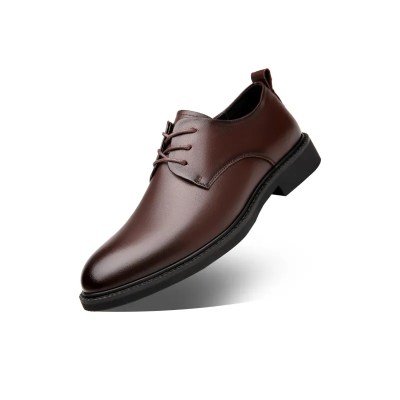 Mulinsen Dress Shoes Men Low Top Black-6