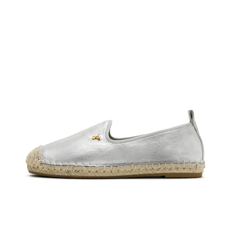 Staccato Espadrilles Women's Cream White/Moonlight Silver-4