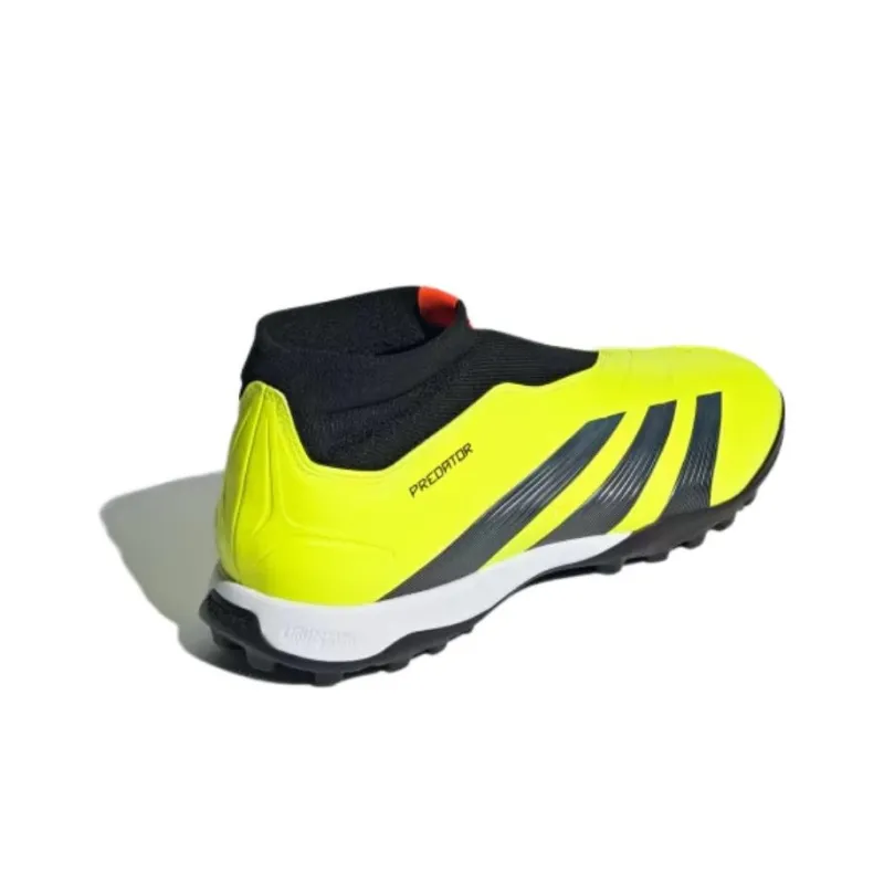 Adidas Predator 24 League Laceless Turf Team Solar Yellow Core Black Cloud White-4