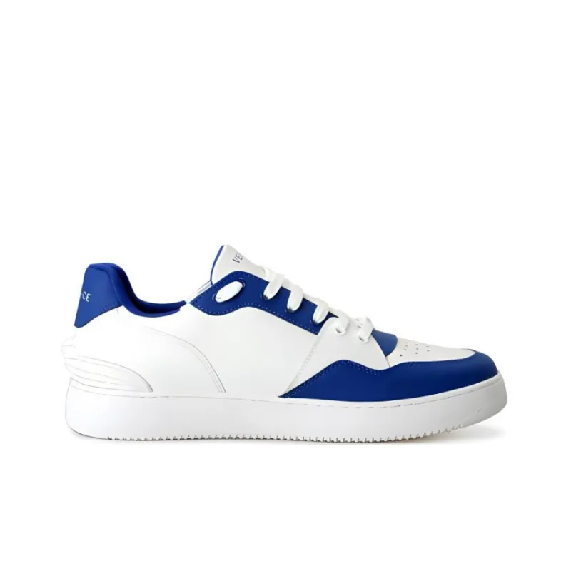 FANSIZHE Low Top Skateboard Shoes Men's White Blue-1