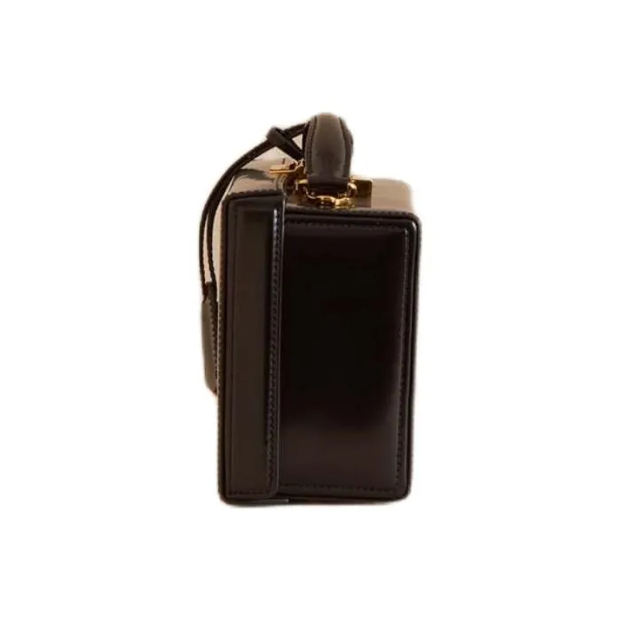 MARK CROSS Calfskin Handbag Shoulder Bag Crossbody Bag Women's Black-1