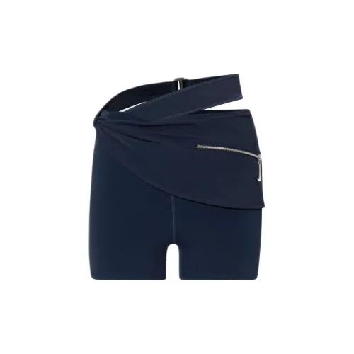 Jacquemus X Nike Casual Shorts Women's Dark Blue Black