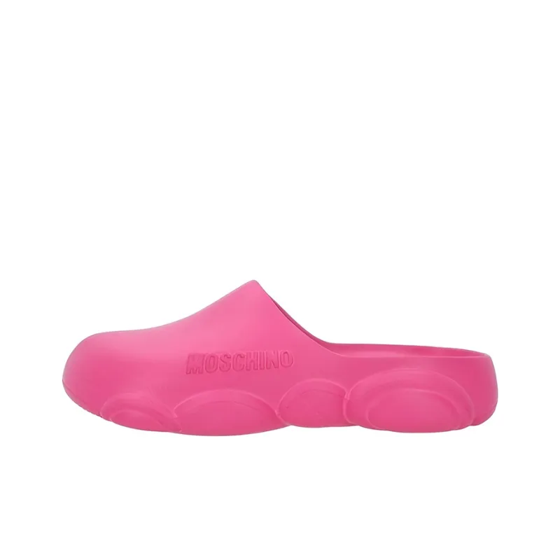 MOSCHINO Logo Embossed Mules-0