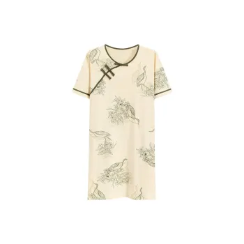 The Story Of The Flower Season Nightgown Women's Apricot