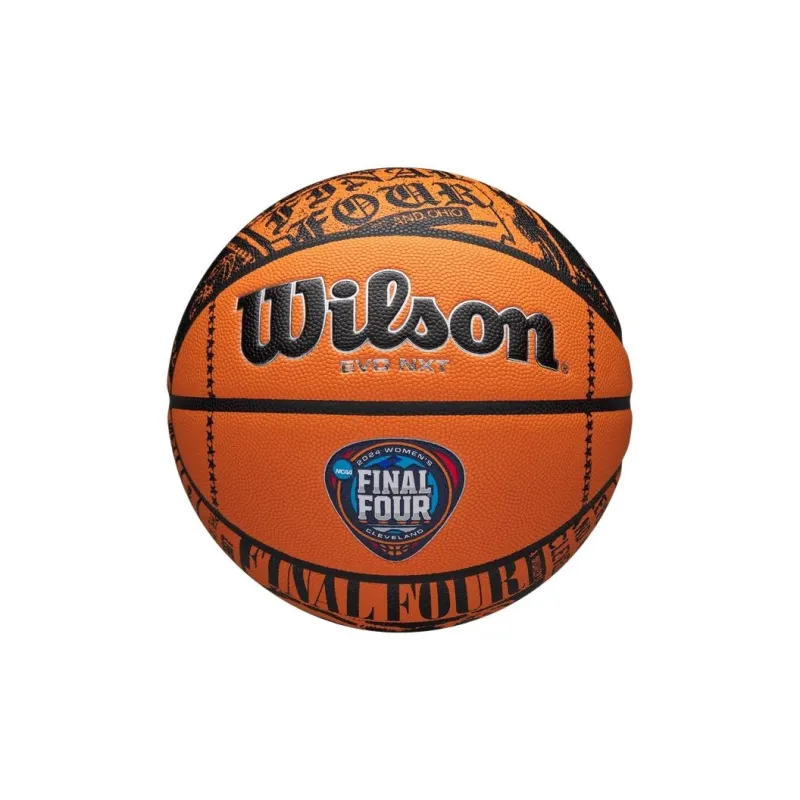 Wilson Genuine Leather Basketball Black Orange Size 7 Training Unisex-0
