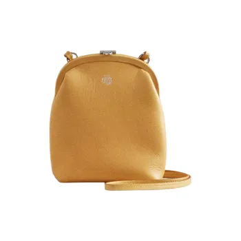 MARK CROSS Napa Calf Leather Shoulder Bag Crossbody Bag Women's Honey