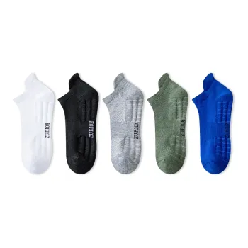 COTTON CHEESE No Show Socks Men's 5 Pack