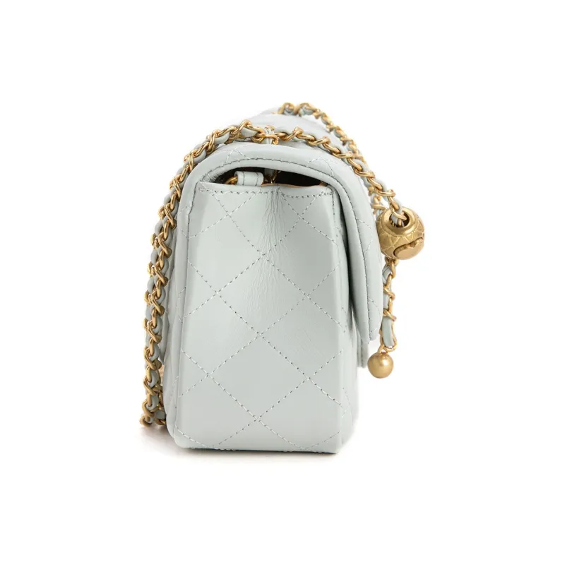 VENOF Chanel Inspired Crossbody Bag, Shoulder Bag, Trumpets Women's Black/White/Blue-18