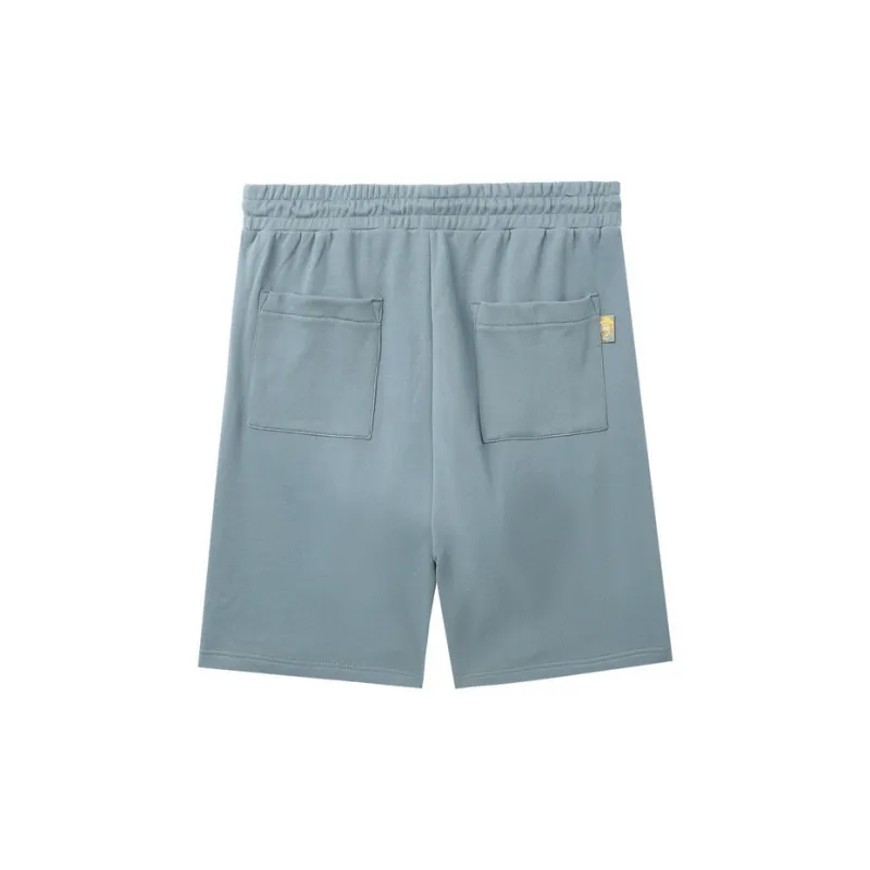 MUSIUM DIV Van Gogh appliqué Cotton Track Shorts-6