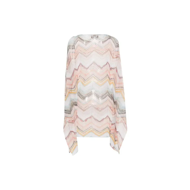 MISSONI Zigzag Short Cover Up Kaftan-1